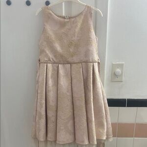 Charming Kids Dress in Blush and Gold